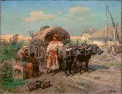 Resting Gypsies by Heinrich Winter