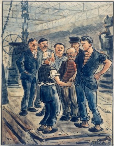 The Jubilee I by Heinrich Zille