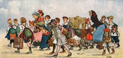 To the Holiday Colony by Heinrich Zille