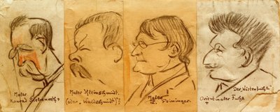 Four Portraits by Heinrich Zille
