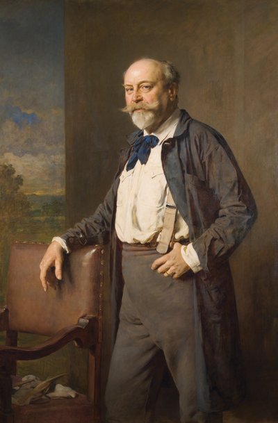 The Sculptor Rudolf Weyr by Heinrich von Angeli