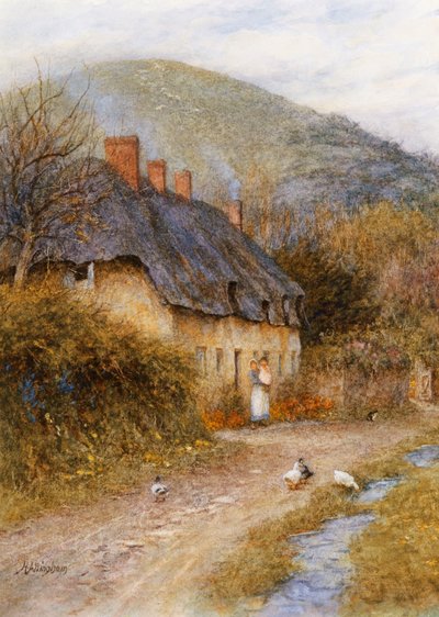 At Symondsbury, Near Bridport, Dorset by Helen Allingham