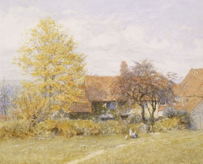 Old Wyldes Farm, Hampstead by Helen Allingham