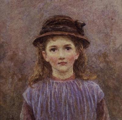 Portrait of a Young Girl by Helen Allingham