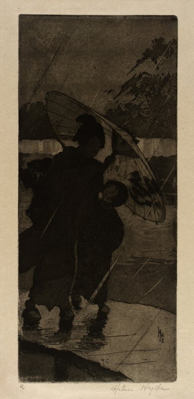 A Rainy Night by Helen Hyde