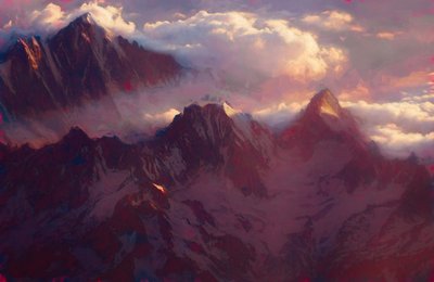 Alpine Dawn by Helen White