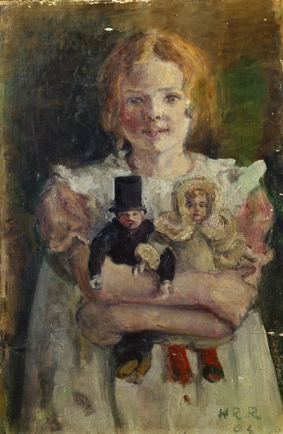 Portrait of Borghild by Helga Ring Reusch