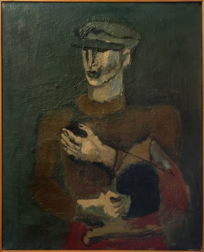 Young Man with Flat Cap by Helmut Kolle