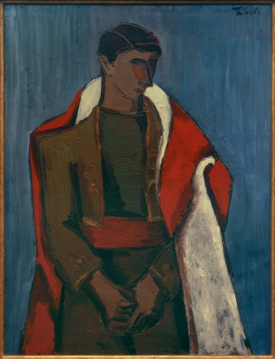 Standing Spahi with Crossed Arms by Helmut Kolle