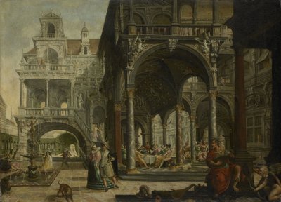Imaginary Renaissance Palace by Hendrick Aerts