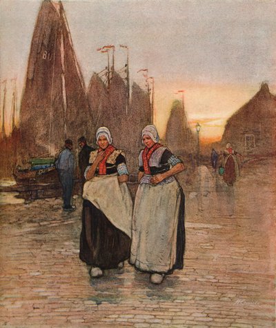On the Quay, c1902 by Hendrick Cassiers