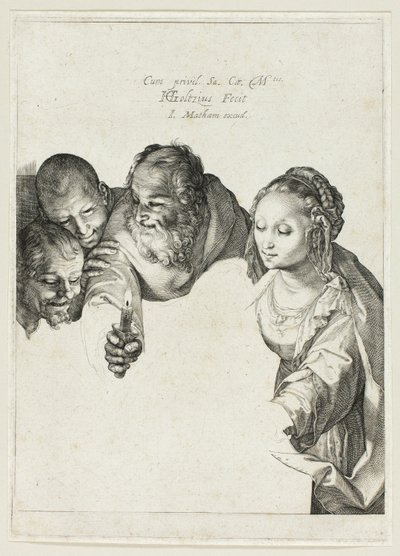 Adoration of the Shepherds by Hendrick Goltzius