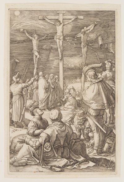 Christ on the Cross, from The Passion by Hendrick Goltzius
