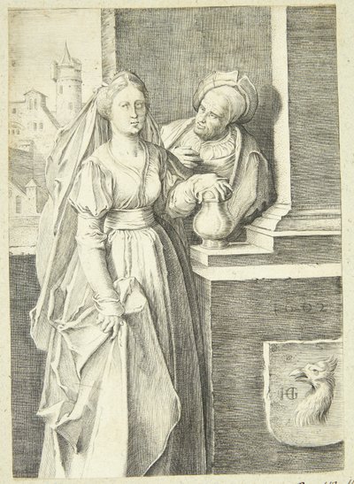 The Unequal Couple by Hendrick Goltzius