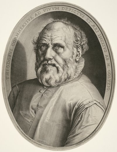 Dirck Volckertsz. Coornhert by Hendrick Goltzius