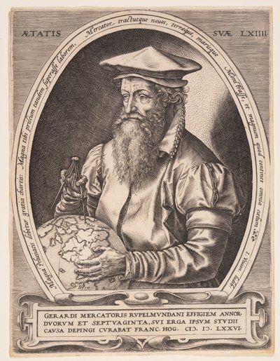 Gerardus Mercator by Hendrick Goltzius