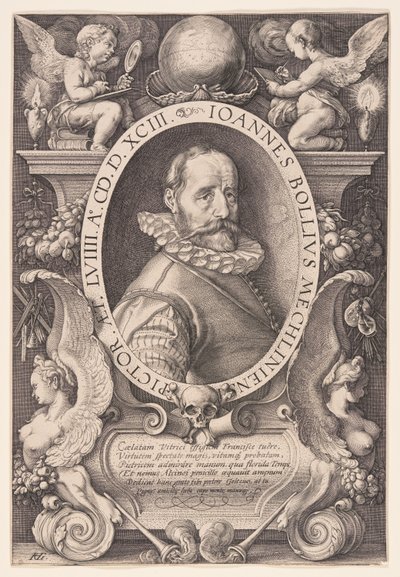 Hans Bol by Hendrick Goltzius