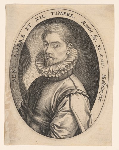 Hieronymous Scholiers by Hendrick Goltzius