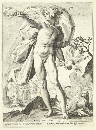 Fire (Ignis) by Hendrick Goltzius