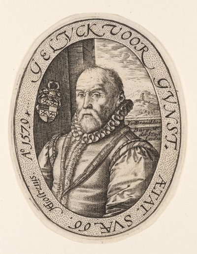 Jan van Broekhoven by Hendrick Goltzius