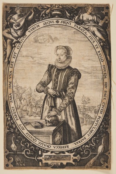 Josina Hamels by Hendrick Goltzius