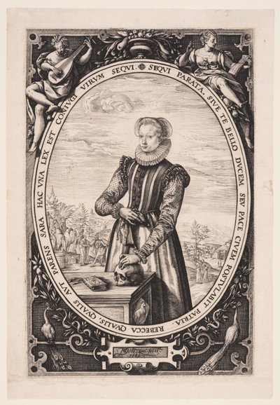 Josina Hamels by Hendrick Goltzius