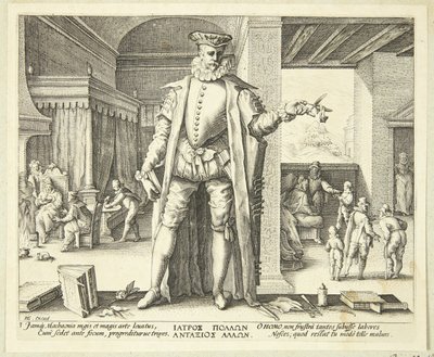 The Doctor as a Human Being by Hendrick Goltzius
