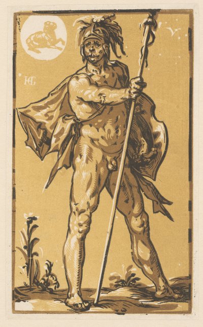 Mars by Hendrick Goltzius