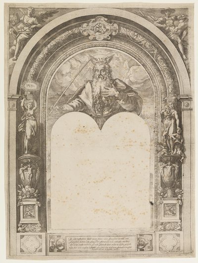 Moses with the Tablets of the Law by Hendrick Goltzius