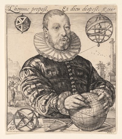 Nicolaus Petri van Deventer by Hendrick Goltzius