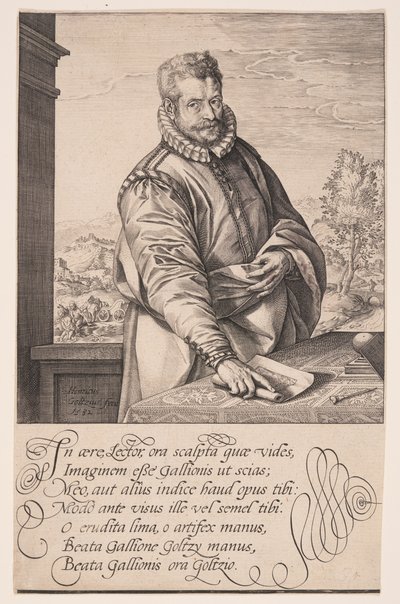Philips Galle by Hendrick Goltzius
