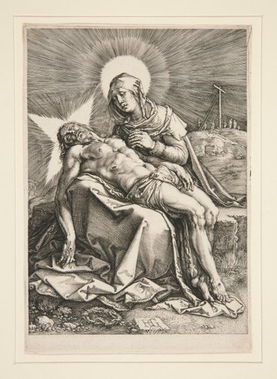 Pietà by Hendrick Goltzius