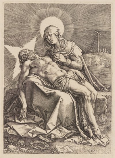 Pietà by Hendrick Goltzius