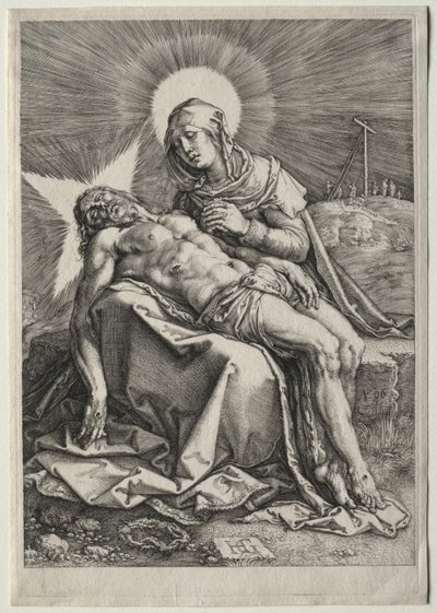 Pieta by Hendrick Goltzius