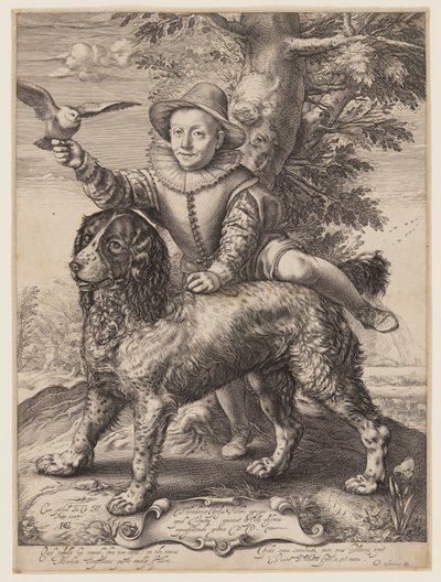Portrait of Frederik de Vries by Hendrick Goltzius
