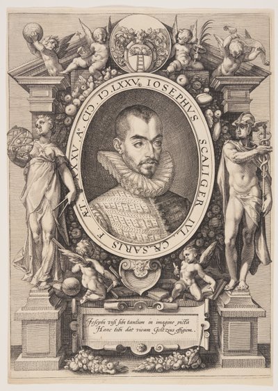 Portrait of Josephus Justus Scaliger by Hendrick Goltzius