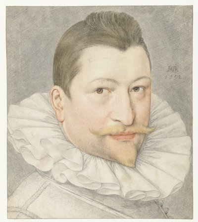 Portrait of Johannes Sadeler I by Hendrick Goltzius