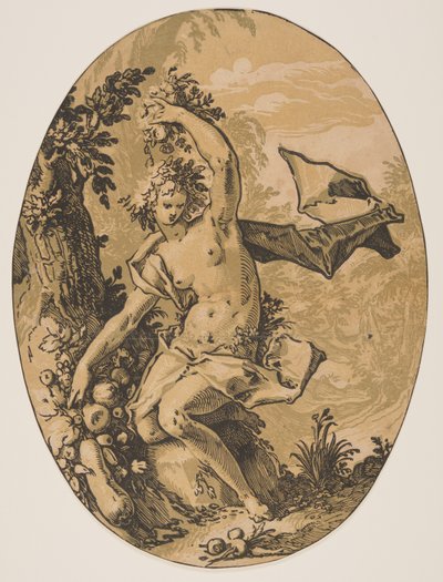 Proserpine, from The Deities by Hendrick Goltzius