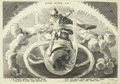 The Creation of the Four Elements by Hendrick Goltzius