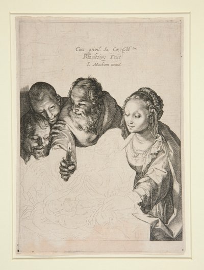The Adoration of the Shepherds by Hendrick Goltzius
