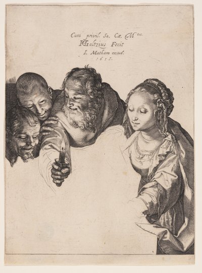 The Adoration of the Shepherds by Hendrick Goltzius