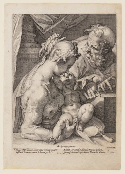The Holy Family by Hendrick Goltzius