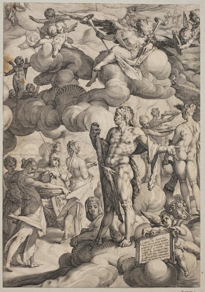 The Wedding of Cupid and Psyche by Hendrick Goltzius