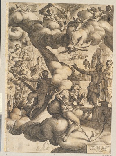 The Wedding of Cupid and Psyche by Hendrick Goltzius