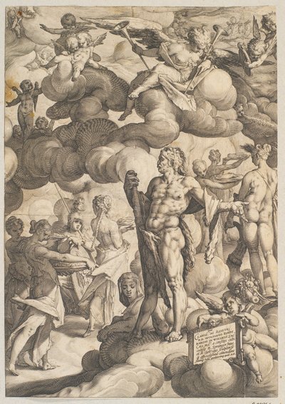 The Wedding of Cupid and Psyche by Hendrick Goltzius