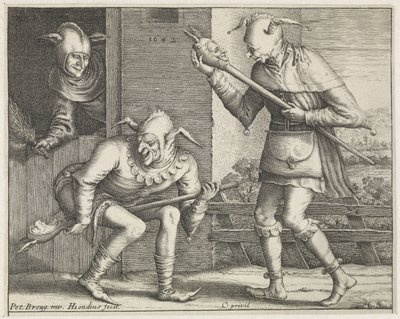 Three Fools (Fools) by Hendrick Hondius (I)