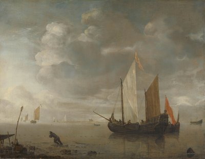 Calm Sea by Hendrick Jacobsz. Dubbels