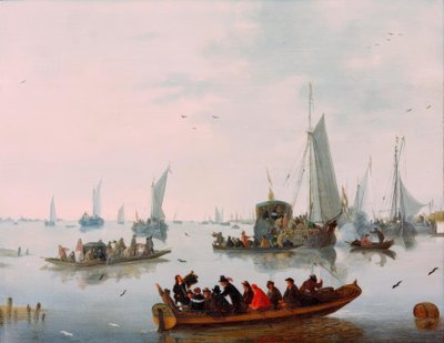Festive Reception of a State Yacht by Hendrick de Meyer