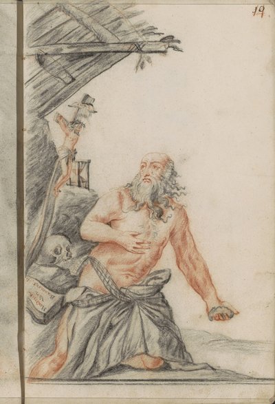 Penitent Jerome by Hendrick van Beaumont
