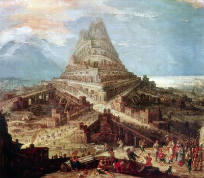 Construction of the Tower of Babel by Hendrick van Cleve